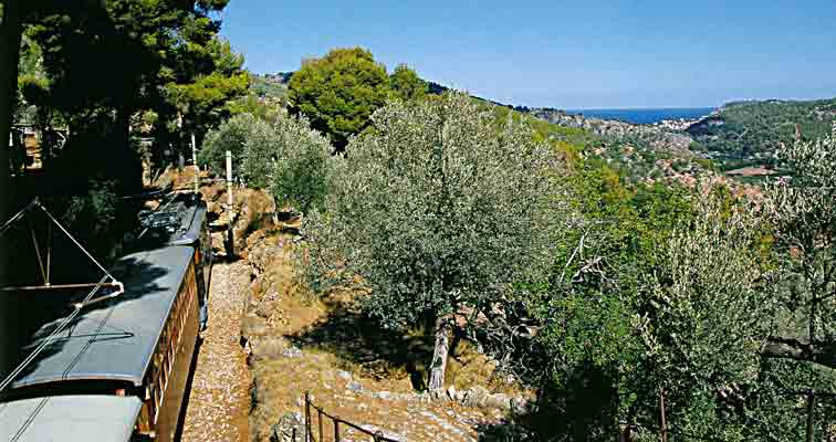    Blick vor Brücke Richtung Pt de Sóller   ...   