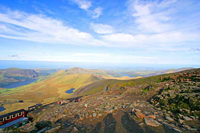    das grosse Los gezogen - einer der wenigen Tage ohne Wolkenverhüllten Gpfel   .... 